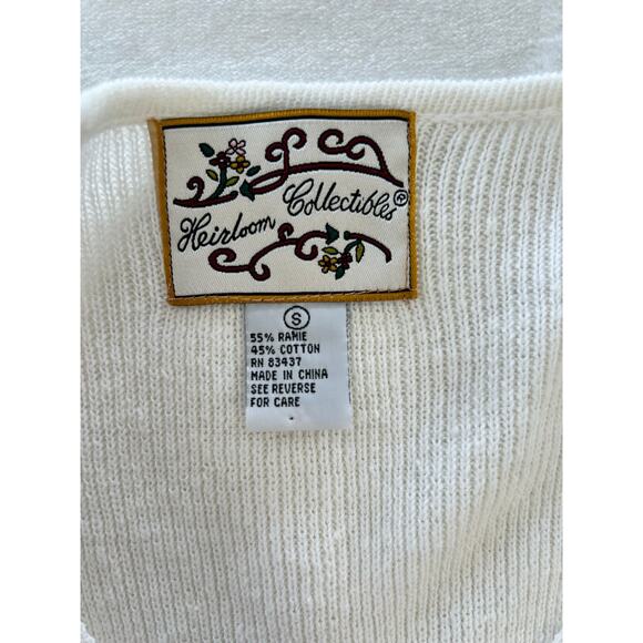 Vintage Heirloom Collectibles CardiganWomen's Size Small Short Sleeve, XC!!!!!!! - Picture 4 of 8